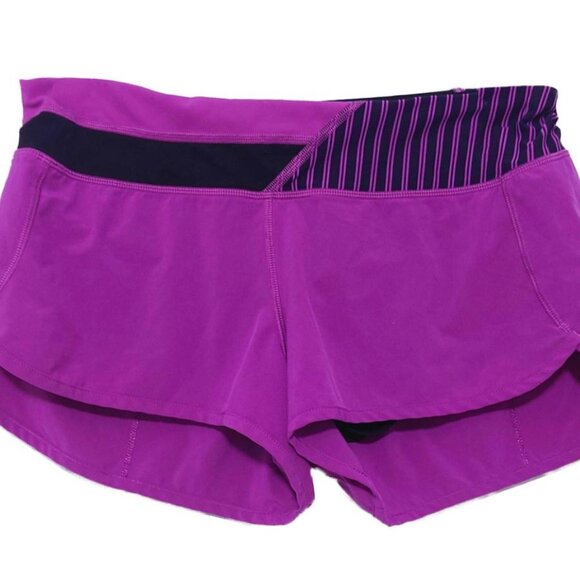Lululemon Run: Speed Short 4-way Stretch Ultra Violet / Wi14 Quilt 27 - Picture 10 of 13